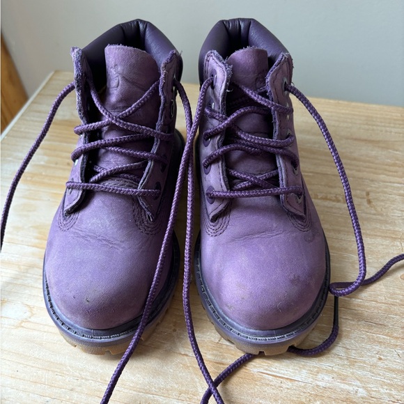 Timberland Purple Boots 6C - Picture 1 of 4